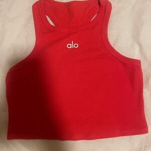 Alo yoga Red hot summer tank . (Just one  washed )